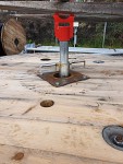 DLK lifting clamp for cable drums