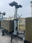 Generator na prikolici s teleskopskim stolpom za osvetlitev 30 kW