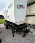 Trailer generator 150 kW with a secondary fuel tank