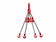 4-legged lifting chain with shortening hooks VB 412, grade 80