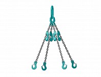 4-legged lifting chain with a shortening hook 412, grade 100