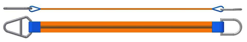 Dvižni trak z navadnim in triangel obročem DTO 1500 