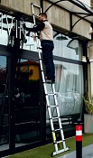 Professional extendable Alu ladder Extel 