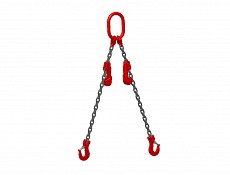 2-legged lifting chain VB 222 with a shortening hook, grade 80