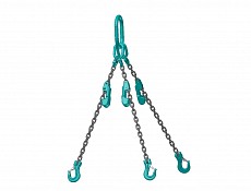 3-legged lifting chain with a shortening hook VB 312, grade 100