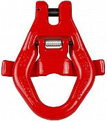 Container hook with safety latch RAK