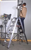 Professional Al ladder two-sided 6015