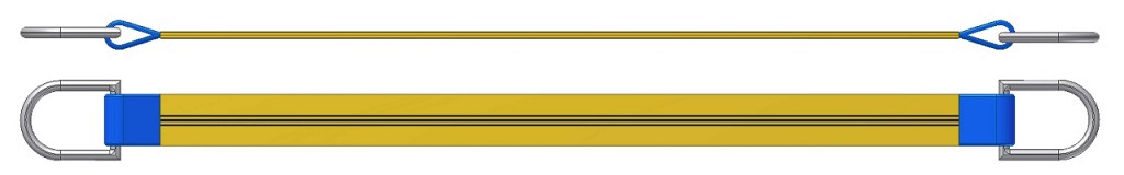  Lifting sling with two regular rings DTD 300