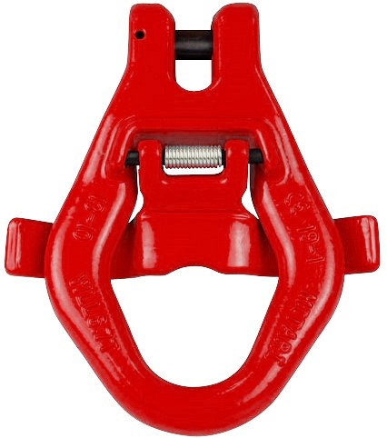 Container hook with safety latch RAK