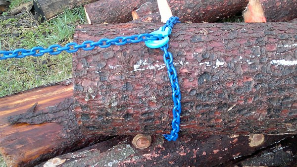 Round log chain GVO, fi 6 mm