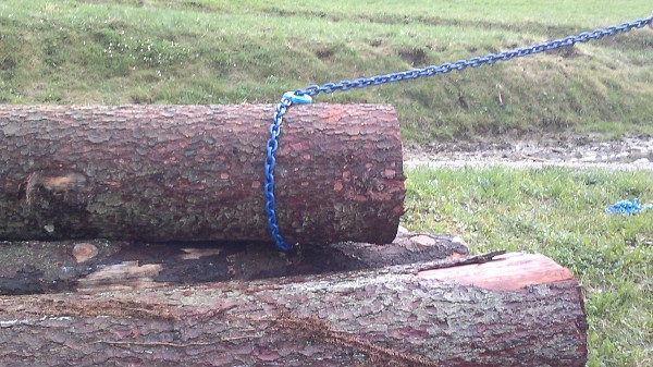 Round log chain GVO, fi 7 mm