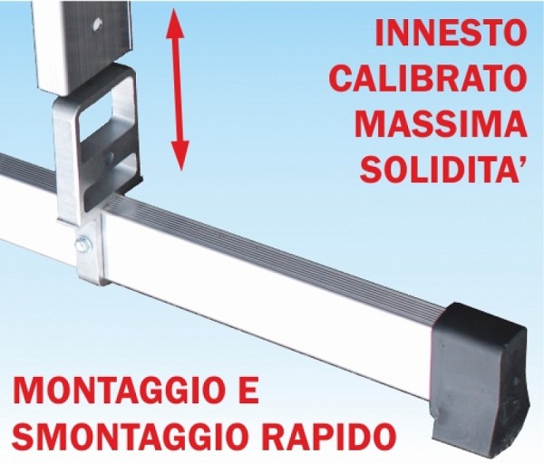 Ladder type 3045Z:Stabilizer base that is simple to install
