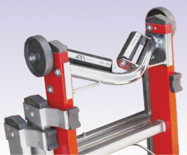 Accessories on request: Accessories on request: Designed to support a ladder on a pole and includes wheels that allow it to move along the pole