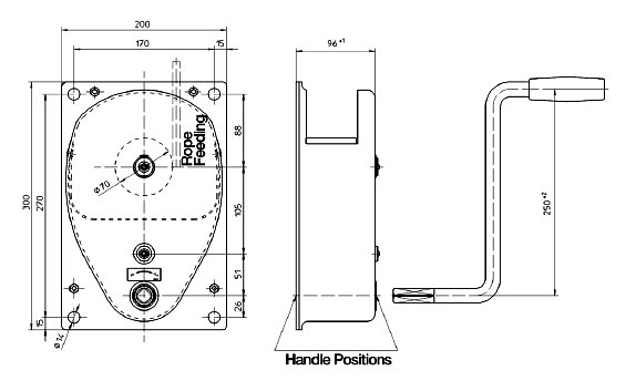  Hand winch type 4216