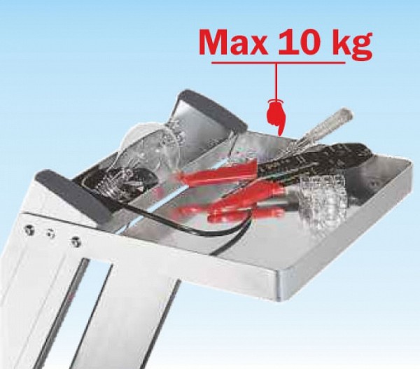 Ladder type 6040T: Tool tray