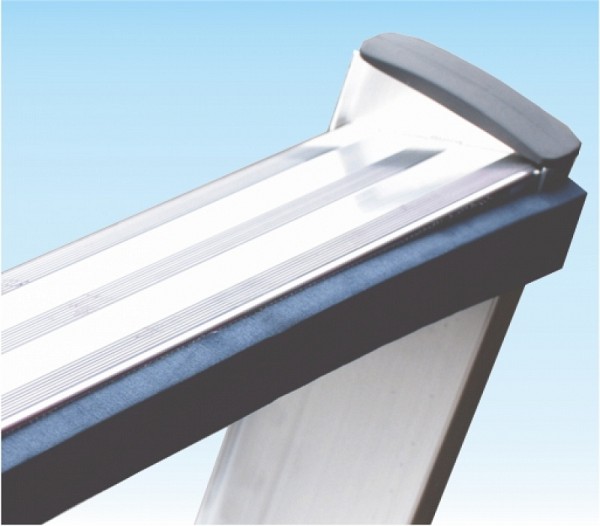 Ladder type 6048: Soft neoprene edge prevents surface scratches where the ladder rests