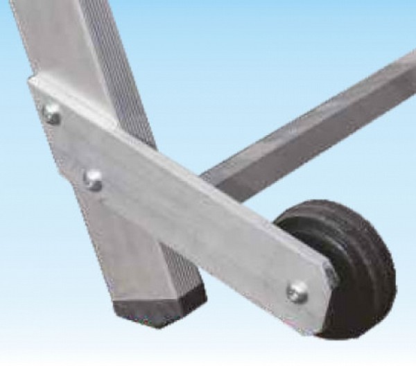 Ladder type 6085: Wheels on rear rails