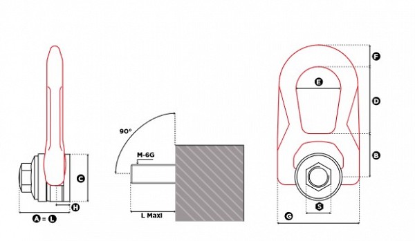 Eye bolt FE.DSR