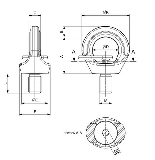 Eye bolt OVC