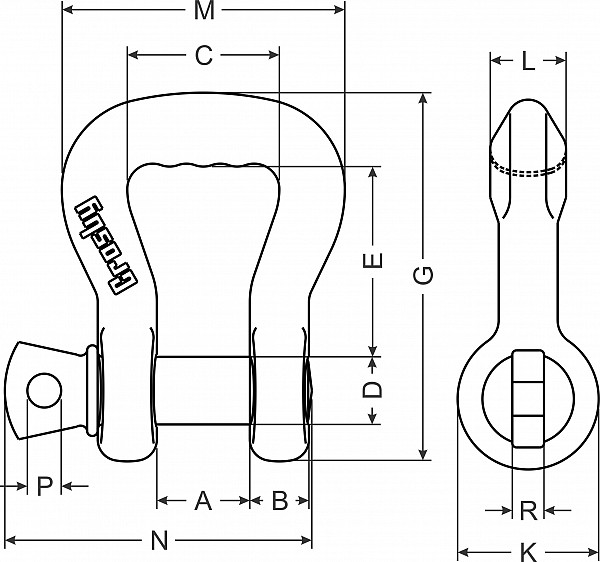 Shackle type 253