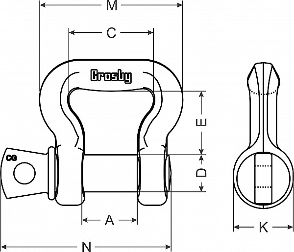 Shackle type 281