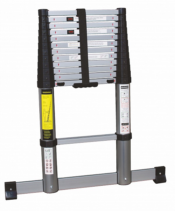 Professional extendable Alu ladder Extel 