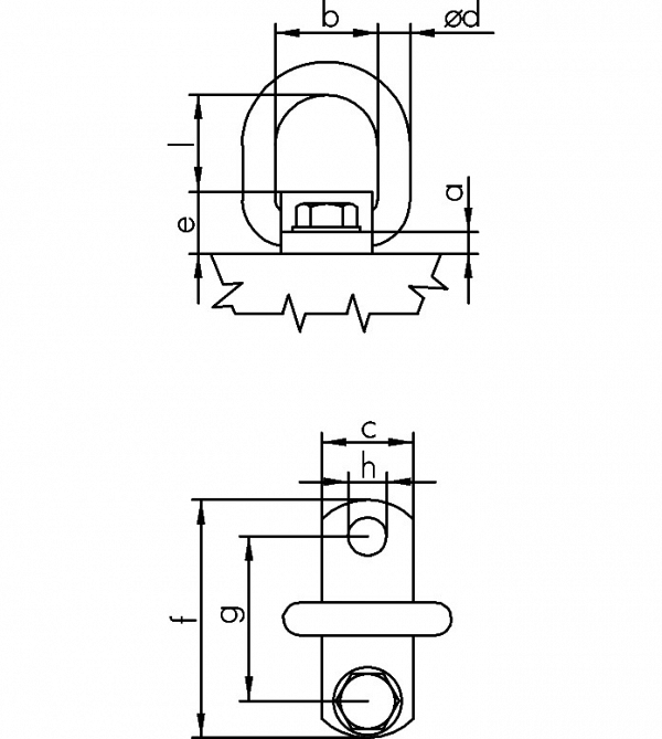 Lashing eye TAPG