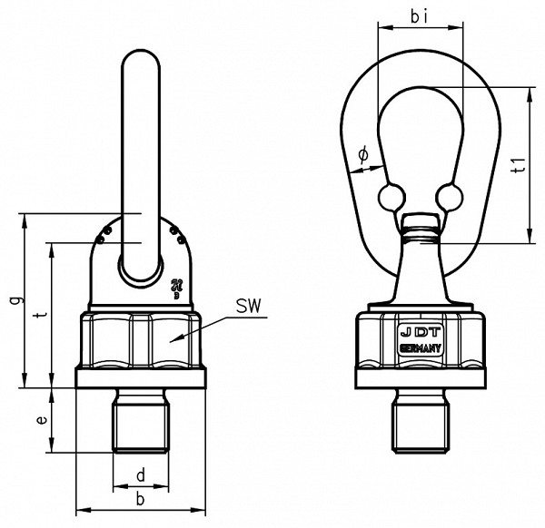 Eye bolt TP 