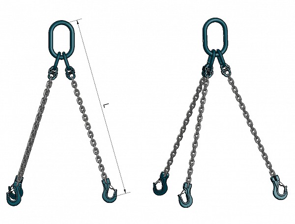 3-legged lifting chain VB 302, grade 120