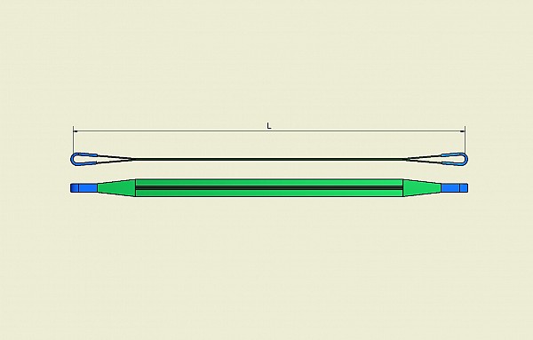 Lifting slings with loops DTZ 200