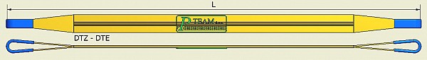 Lifting slings with loops DTZ 500