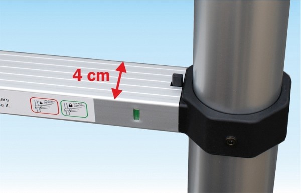 Ladder type Extel: Steps