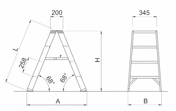 Two-sided ladder V033