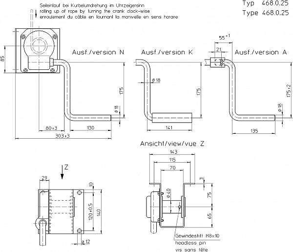 Ročni vitel tip 468